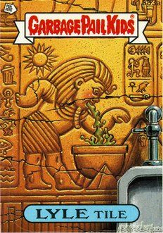 LYLE Tile Funny Decal Name Sticker