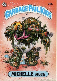 MICHELLE Muck Funny Decal Name Sticker