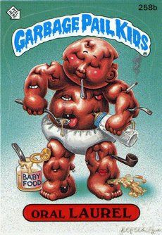 Oral LAUREL Funny Decal Name Sticker