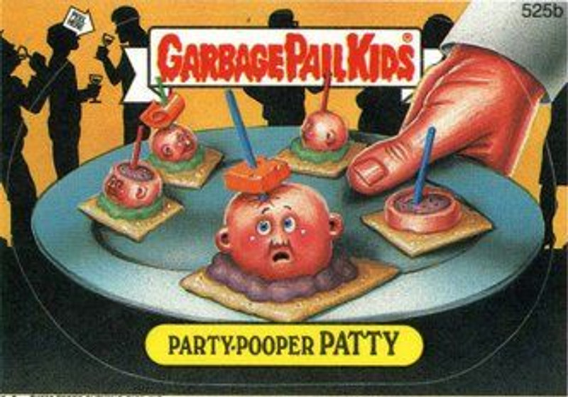 Party Pooper PATTY Funny Decal Name Sticker