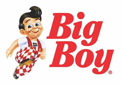 Big Boy Logo fast food sticker