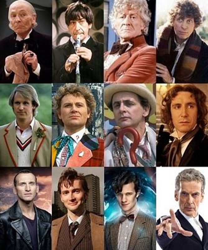 Versions of the Doctor Sticker