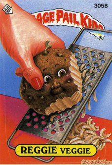 REGGIE Veggie Funny Decal Name Sticker