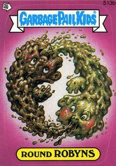 Round ROBYNS Funny Decal Name Sticker