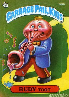 RUDY Toot Funny Decal Name Sticker