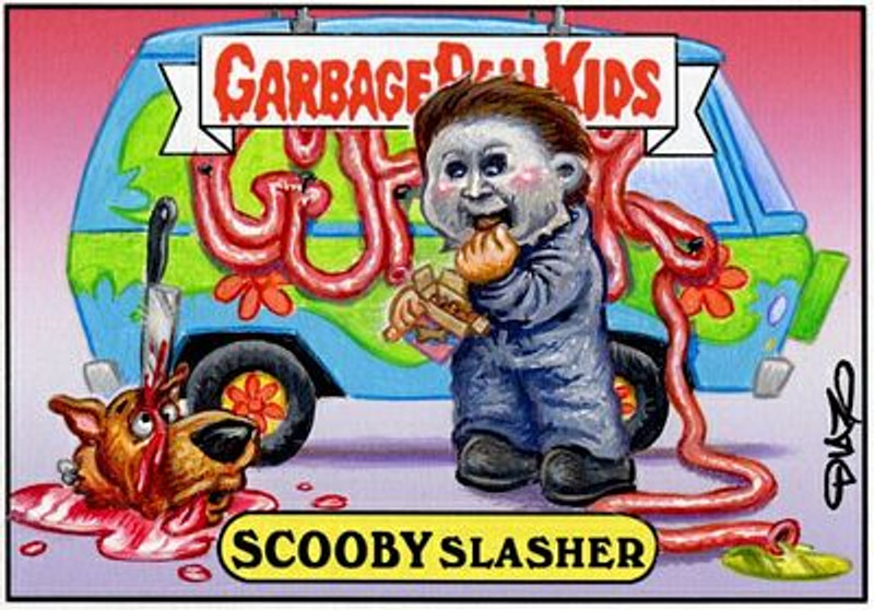 SCOOBY Slasher Gross Sticker Funny Name Decal