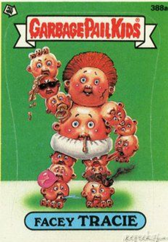 Facey TRACIE Funny Sticker Name Decal