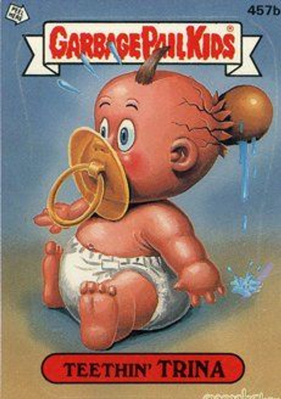 Teethin TRINA Funny Decal Name Sticker