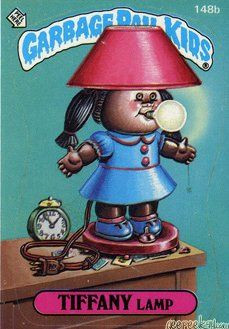 TIFFANY Lamp Funny Decal Name Sticker