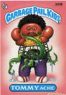 TOMMY Ache Funny Decal Name Sticker