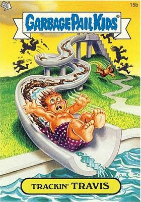 Trackin TRAVIS Funny Decal Name Sticker