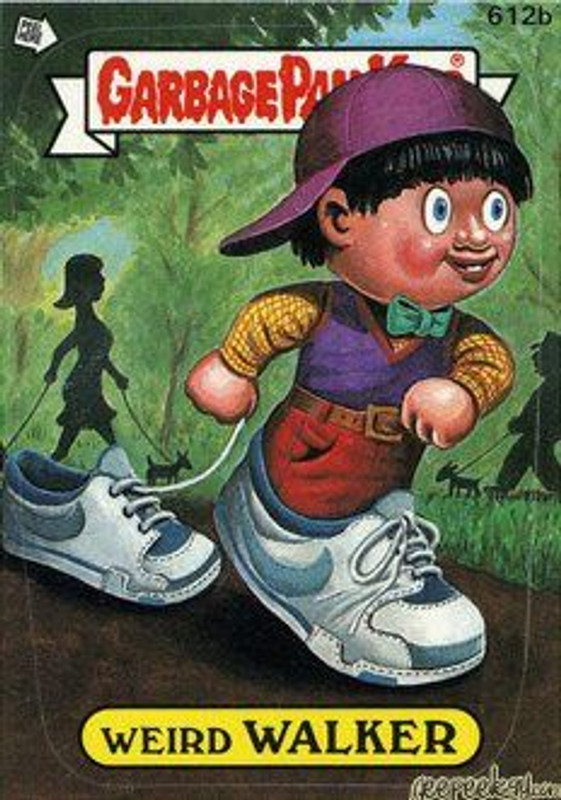 Weird WALKER Funny Decal Name Sticker