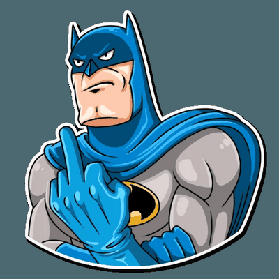 batman comic book sticker 11
