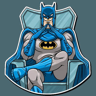 batman comic book sticker 23