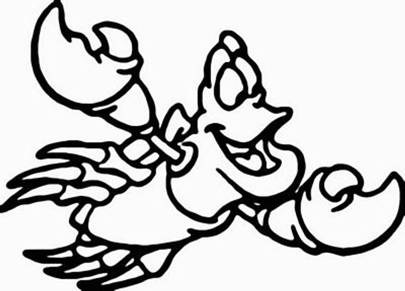 Sabastian the Crab Decal 1371