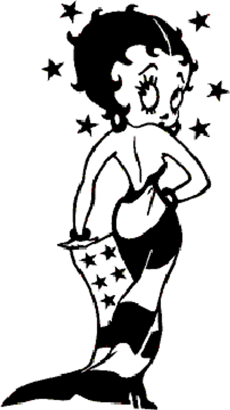 Betty Boop Decals 10