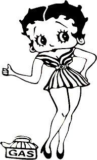 Betty Boop Decals 15