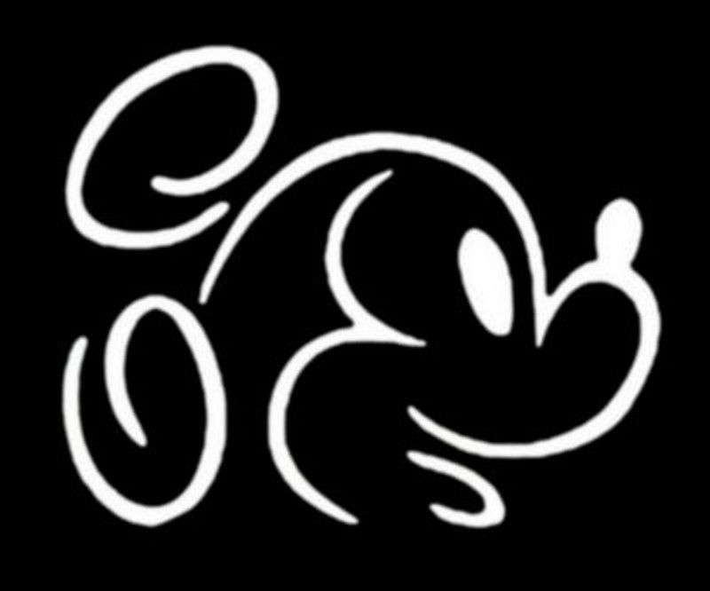 Mickey Face Decal Sticker