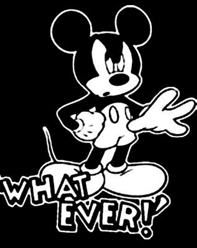 Mickey Whatever Decal Sticker