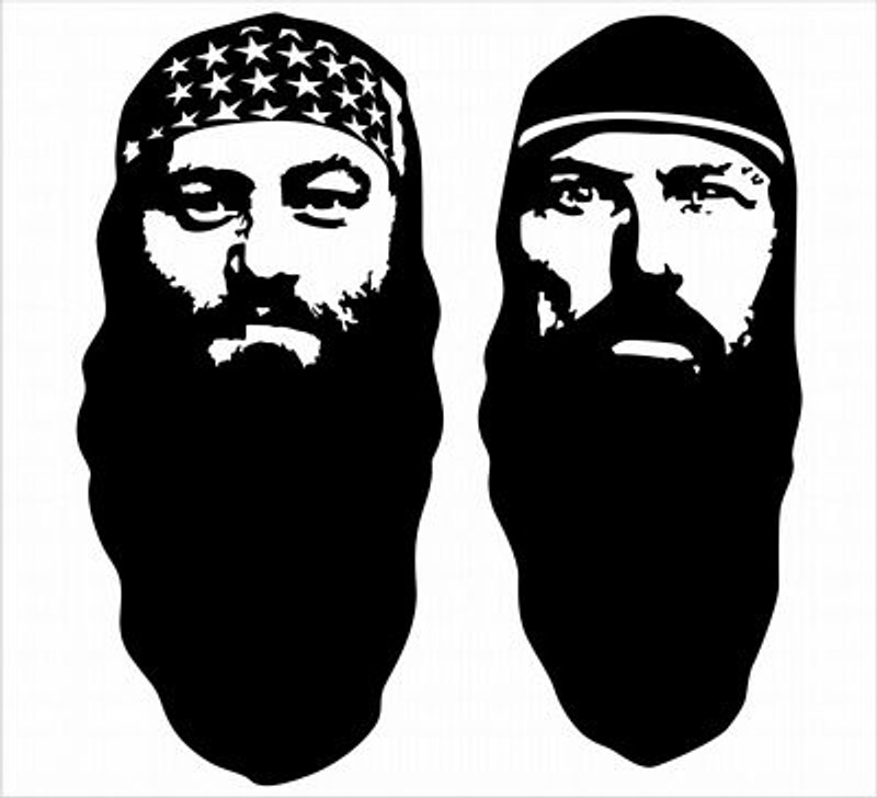 Duck Dynasty Die Cut Vinyl Decal Car Sticker 06