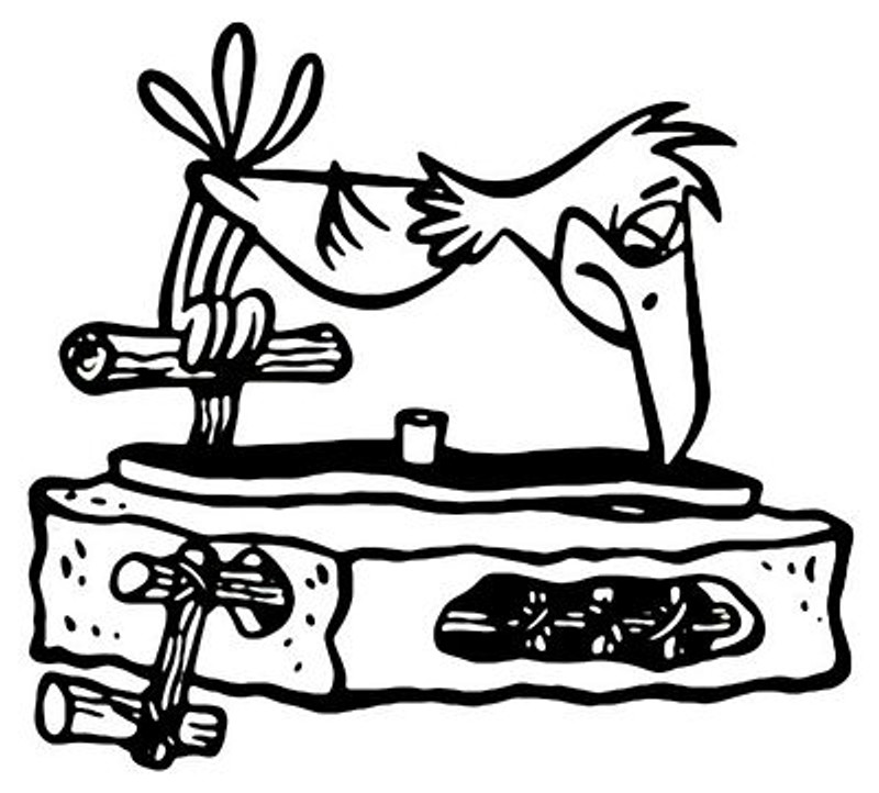 Flintstone Record Player Decal