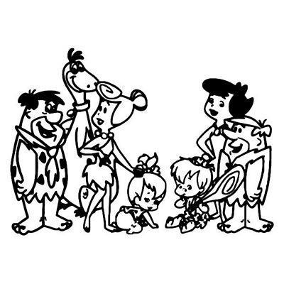 Flintstones Die Cut Stickers 9