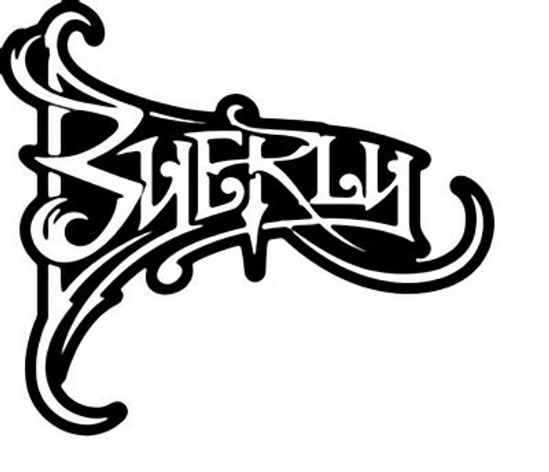 Byerly Metal Die Cut Band Logo Decal