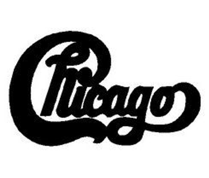 Chicago Band Logo Decal