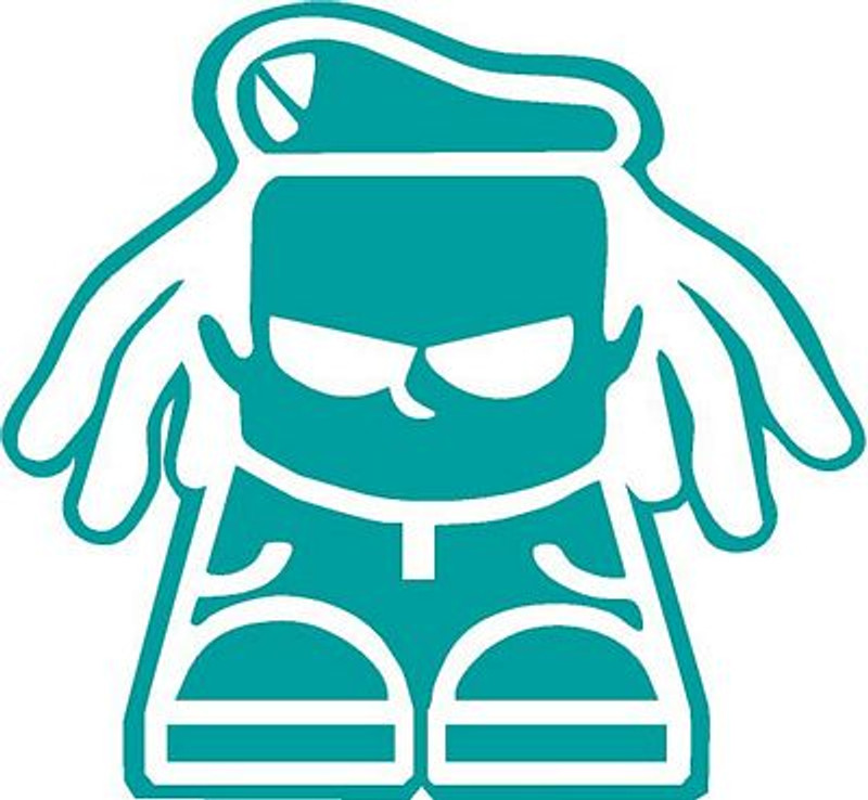 Dubiuza Kolekliv Bosnia Band and Regae Decal