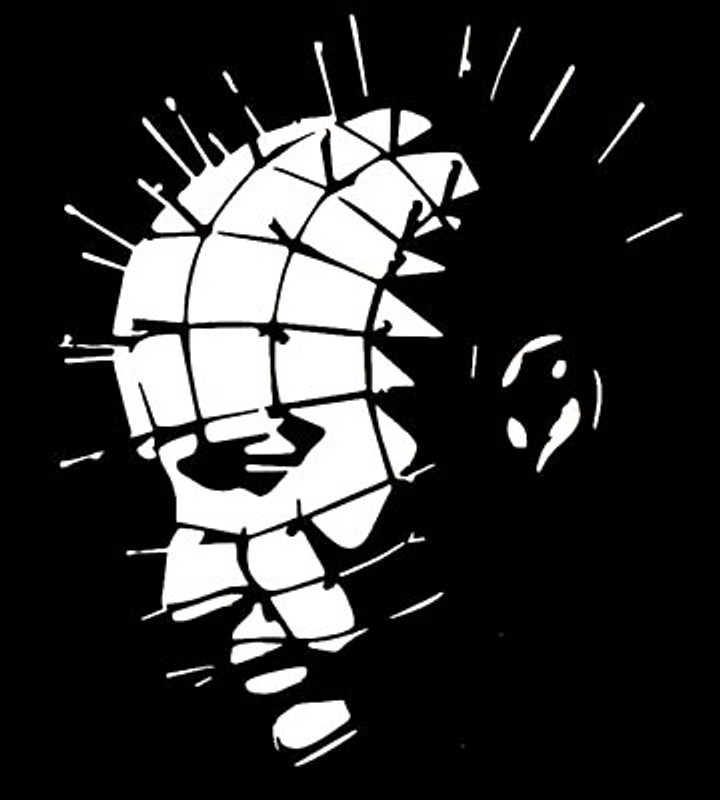 PINHEAD HORROR STICKER 22