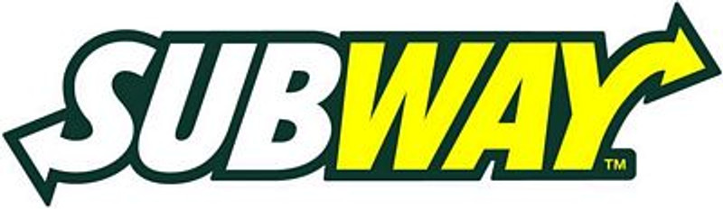 Subway logo FAST FOOD STICKER