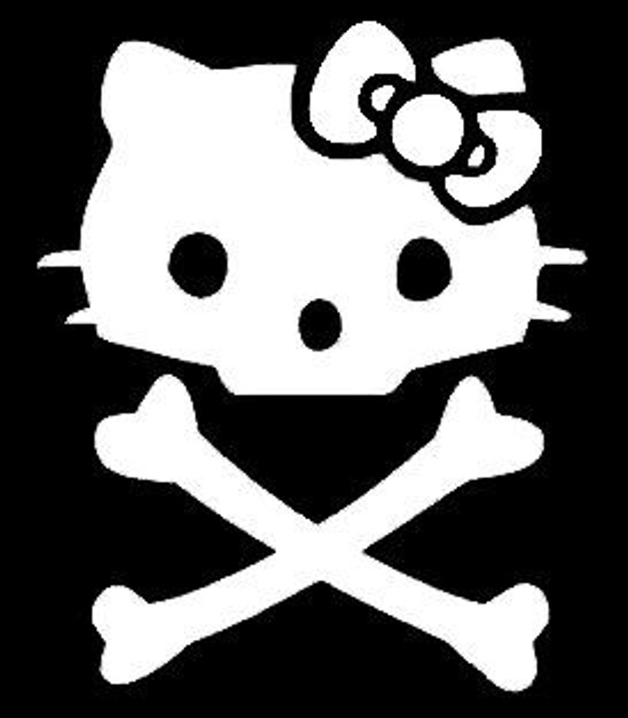 HK Skull and Crossboned Decal Sticker