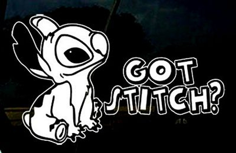STITCH GOT Decal Sticker