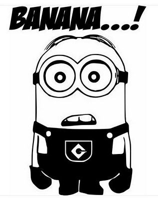 Minion Banana Decal