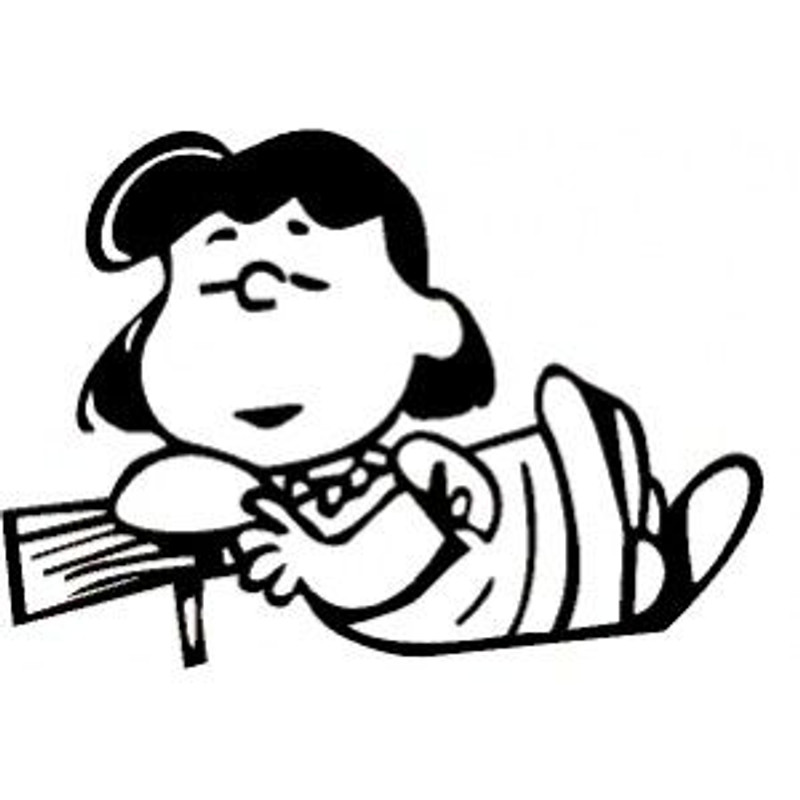 Charlie Brown Die Cut Sticker1