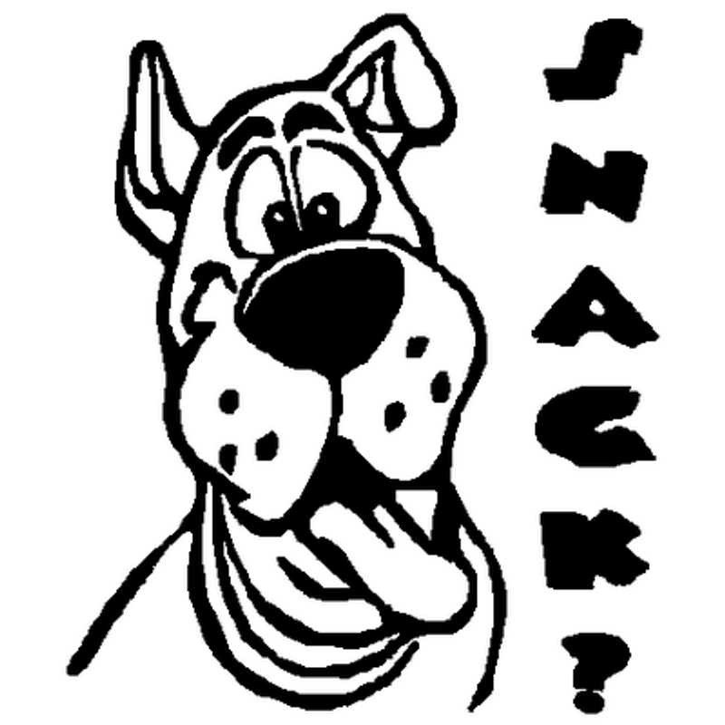 Scooby Snack vinyl sticker 482