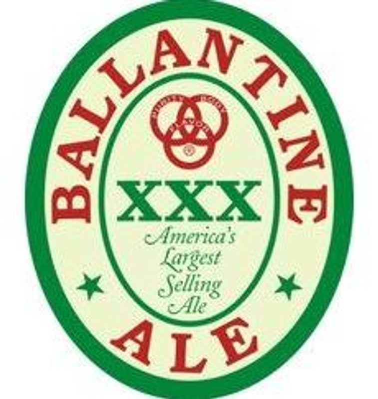 Ballantine XXX logo BEER LOGO STICKER