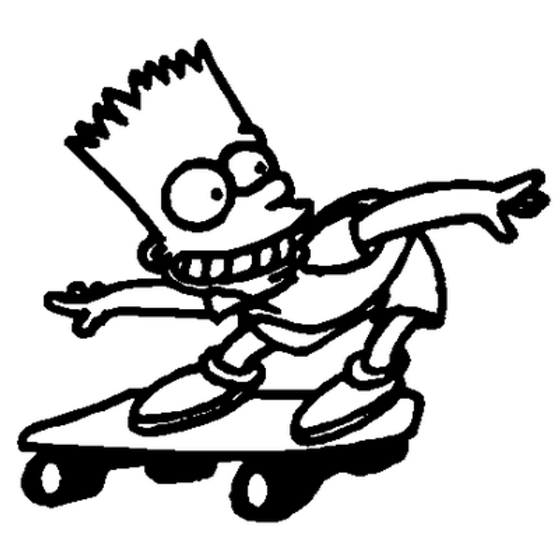 Bart Skate decal 557