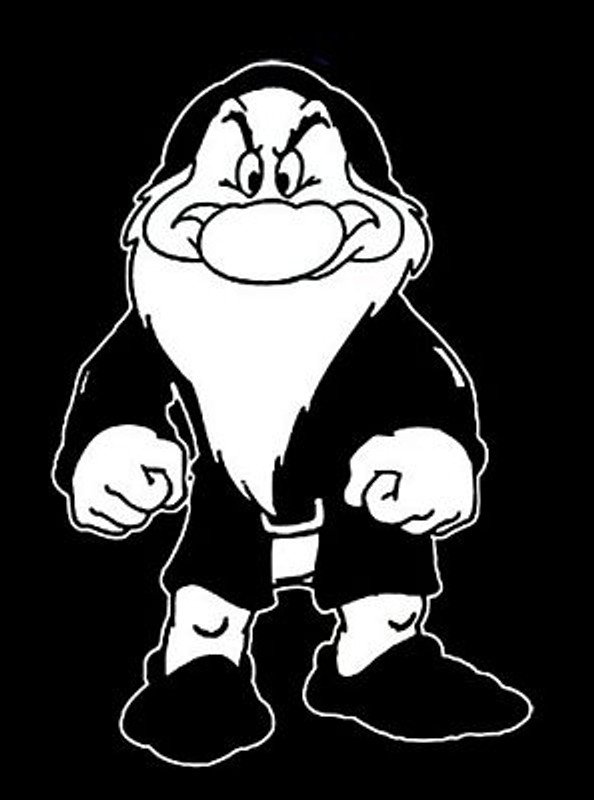 Grumpy Decal Sticker 111