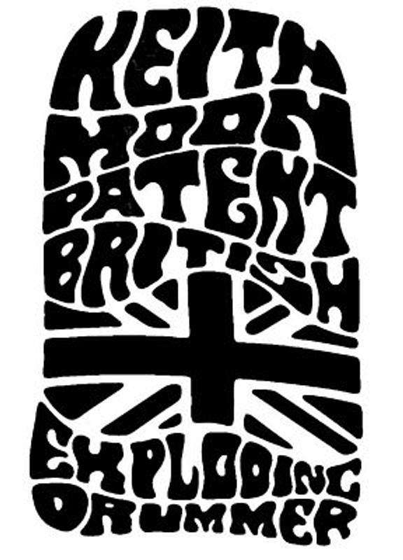 Keith Moon 001 Band Vinyl Decal Sticker