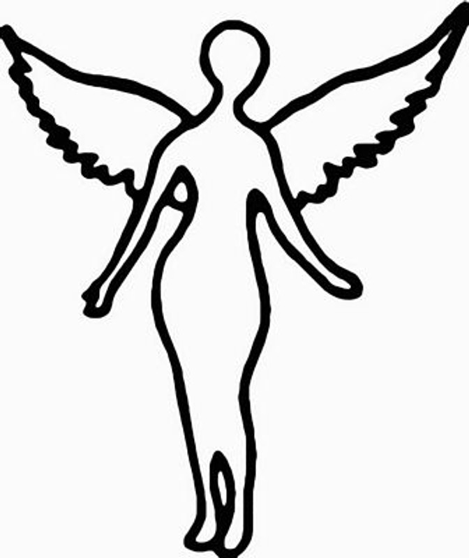 Nirvana Angel Logo Band Decal