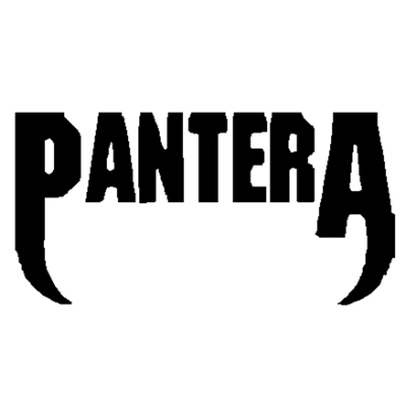 Pantera Band Logo car decal 844