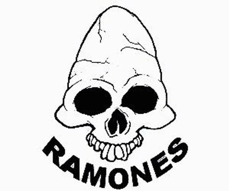 Ramones Skull Logo Decal 1225