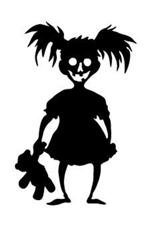 Zombie Girl Decal