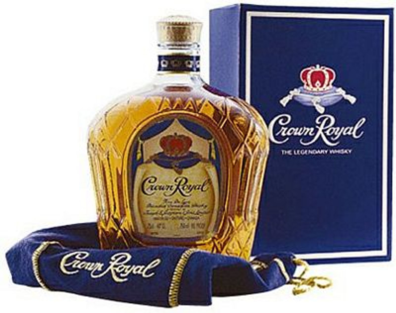 Crown Royal Bottle Box and Bag Decal Sticker