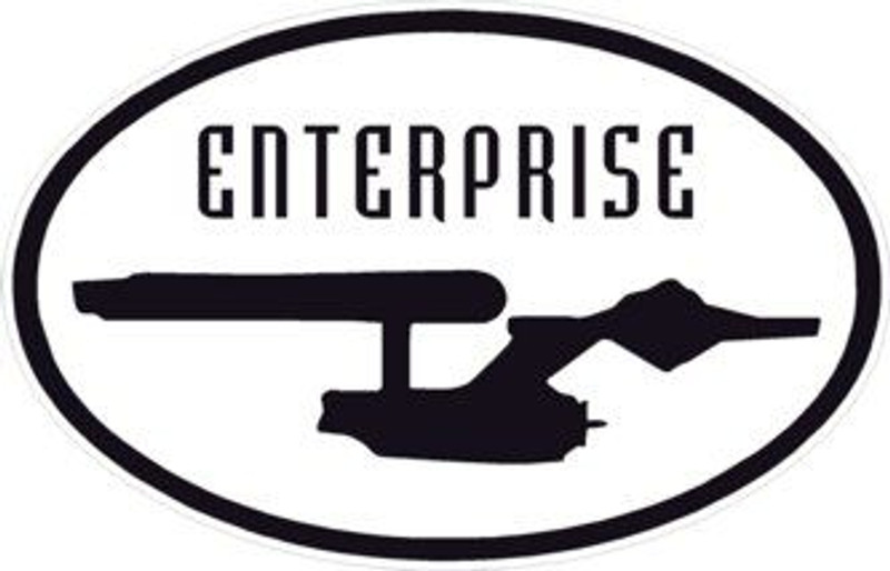 Star Trek Enterprise Oval 3149