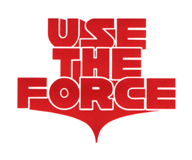 Star Wars Stickers Use the Force