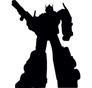 Transformer Sihlouette Stickers 1