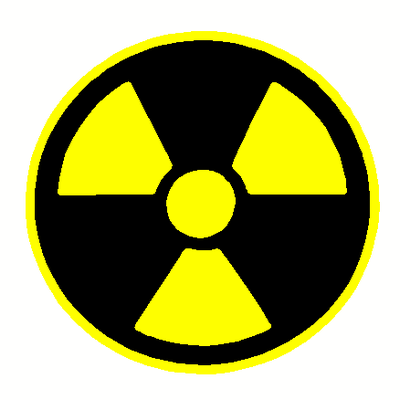 Radioactive vinyl decal 610