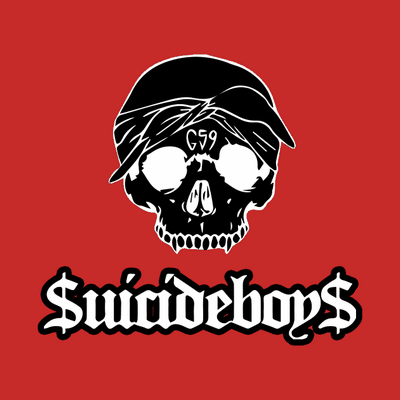 Sucicideboys Skull G59 Band Logo COLOR STICKER